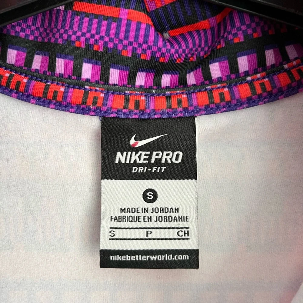 Nike Colorful Striped Pullover size Small